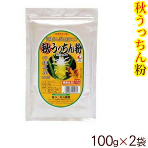 秋うっちん粉 100g×2個　/沖縄産 秋ウコン粉末 【M便】