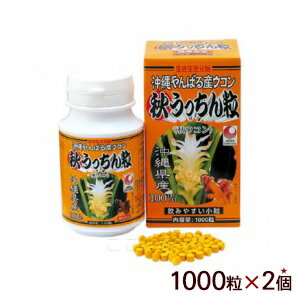 楽天沖縄お土産通販　ここち琉球秋うっちん粒 1000粒×2個　/秋うこん うっちん沖縄【FS】