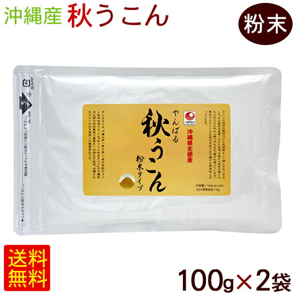 やんばる 秋ウコン 粉末 100g×2袋　/