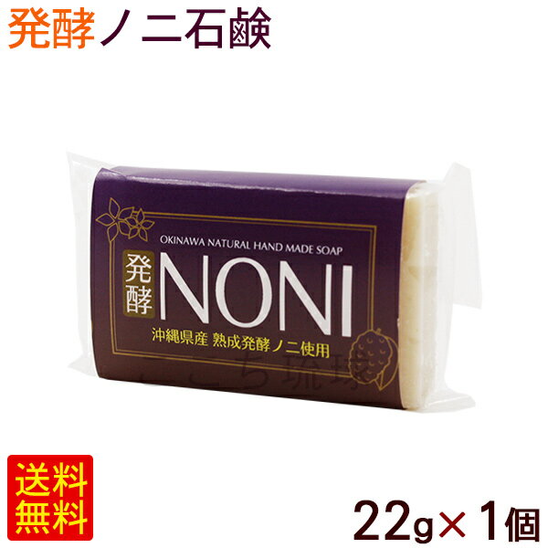 発酵ノニ石けん 22g×1個　/洗顔 ノニ石鹸 沖縄産のに使用 ポイント消化【M便】のサムネイル