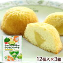 シークワーサーシフォンケーキ 12個入×3箱 /沖縄お土産 お菓子 南西 【FS】