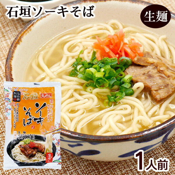 石垣ソーキそば 1人前 /生麺 スープ ソーキ肉付き 沖縄そば 沖縄お土産 八重山そば 与那覇製麺