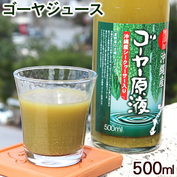 ゴーヤー原液 シークワーサー果汁入り 500ml /沖縄産 ゴーヤジュース 野菜ジュース