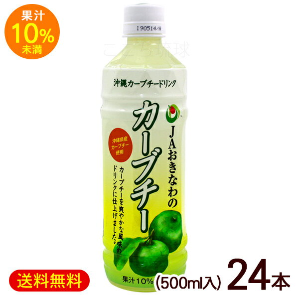 楽天沖縄お土産通販　ここち琉球JAおきなわ カーブチー 果汁10％未満 500ml×24本　/沖縄みかん カーブチージュース【FS】