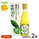 勝山シークワーサー 青切り(果汁100%)300ml×2本 /青切りシークヮーサージュース 原液 ノビレチン【FS】