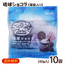 琉球ショコラ 海塩入り 40g×10袋 /黒糖チョコレート ぬちまーす使用 沖縄お土産 お菓子 バレンタインデー【M便】(4)