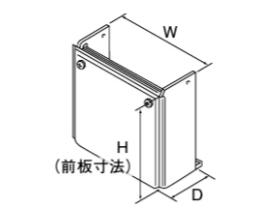 WOP-F105SS リンナイ 給湯器オプション品 部材 配管カバー底板【純正品】