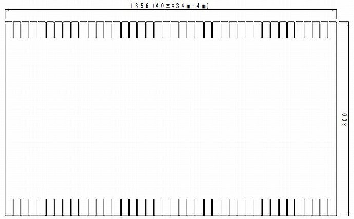 ＜サイズ＞1356mm×800mm（リブ数40本）※の後継品です。※キャンセル・返品不可商品受注生産商品の為、お届けまでに1ヶ月以上かかる場合がございます。【ご注意ください】家電部品は必ずお手持ちの本体品番をお調べいただき、適合機種かどうかご確認の上ご注文をお願いいたします。メーカー名、シリーズ名称が同じでも、品番が違う場合、発売年代や仕様が違うため取り付けができません。予めご了承の上、ご確認をおねがいいたします。ご不在時の商品配達のご連絡のため、電話番号はなるべく携帯電話の番号を入力してください。