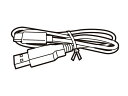 TPBGA018 パナソニック Panasonic DCケーブル 黒(0.5m)ワイヤレスネックスピーカー充電用 ホームオーディオ ワイヤレススピーカー【純正品】(2)
