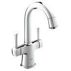 ★GROHE[グローエ]【JP 2594 001】洗面用水栓　JP 2594 00の後継品　グランデラ 2ハンドル洗面混合栓（引棒付）　GROHE SPA COLLECTIONS [メーカー直送][代引不可]【純正品】jp2594001