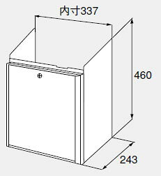 0767500 ノーリツ 給湯器 関連部材 配管カバー 配管カバーH56-K 450【純正品】