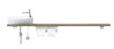 YN-ALLECXKXHQX INAX イナックス LIXIL リクシル キャパシア カウンタープラン カウンター奥行160 ベッセル型 丸形手洗器 左仕様 床...