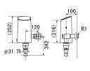 OKC-A5110 INAX イナックス LIXIL リクシル 大便器自動洗浄システム オートフラッシュC 定流量弁なし セパレート形 自動フラッシュバルブ（壁給水形）【純正品】