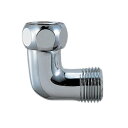 ナット付フレキ用エルボ (クローム) 6492-13 カクダイ【純正品】