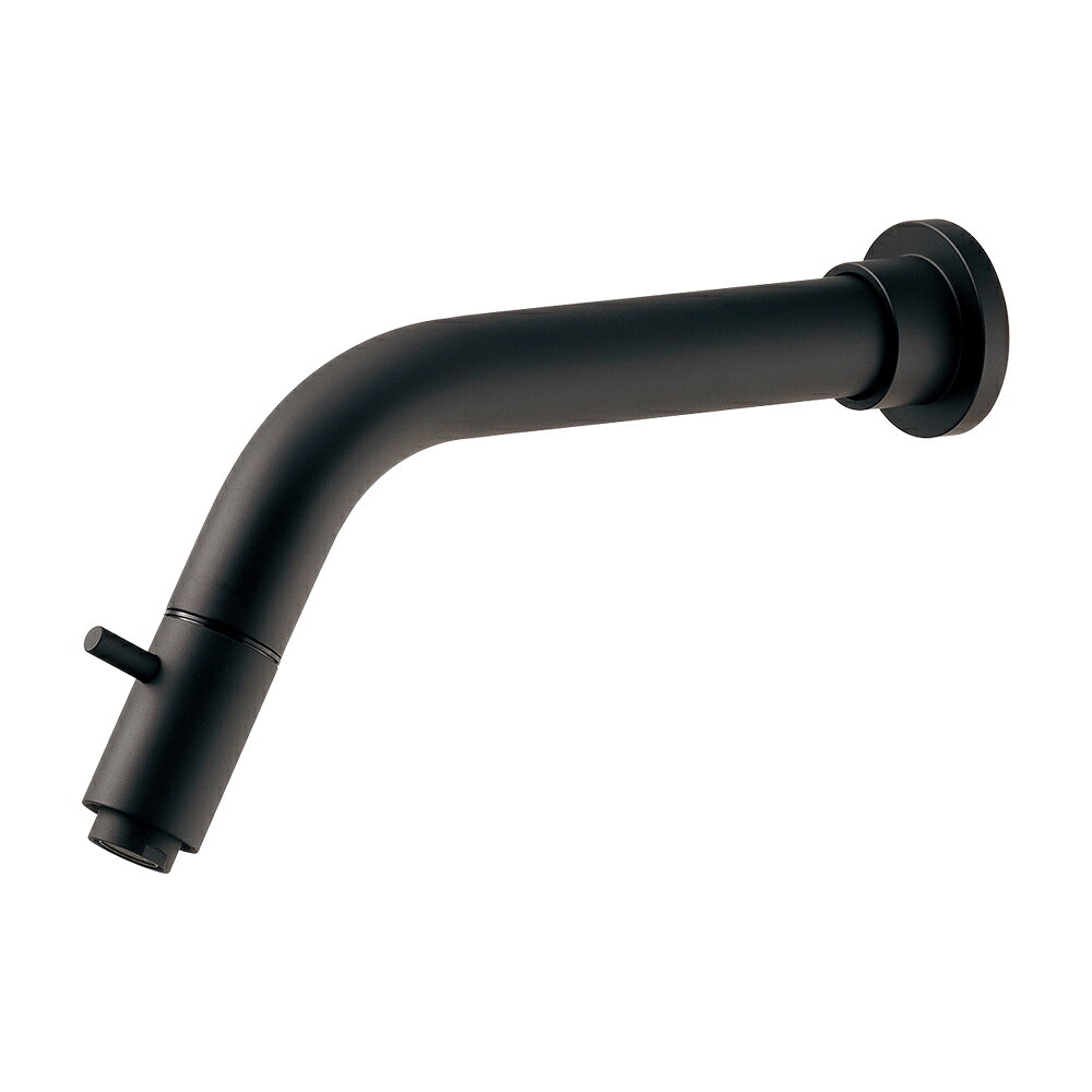 【702-110B-MD】 カクダイ 横水栓（ロング）//マットブラック