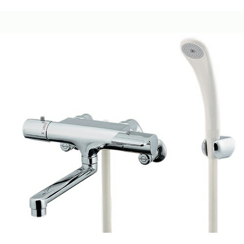 173-061K-220 バス シャワー水栓 壁付 浴室 水栓金具 混合栓 水道材料 カクダイ シャワー混合水栓サーモスタット シャワー混合栓【純正品】