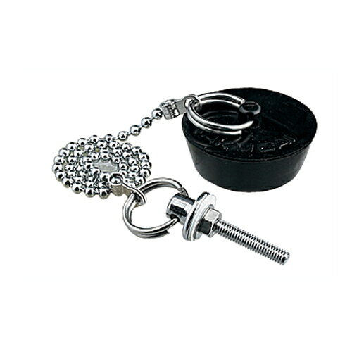 カクダイ 洗面器ゴム栓くさりつき 44×38 491-002 水道材料【純正品】