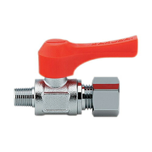 カクダイ ミニチュアボールバルブ 651-906-3/8X10.0 水道材料【純正品】