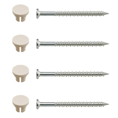 【ゆうパケット】カクダイ 洗濯機用防水パン取付ビス・キャップセット 426-496【純正品】