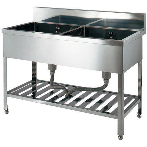 カクダイ KAKUDAI ステンレスシンク (2槽式) 457-106-120 キッチン【純正品】