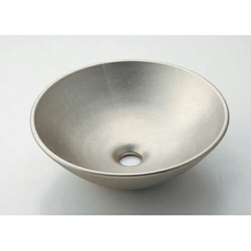 カクダイ KAKUDAI 丸型手洗器 白銀 493-095-T 水栓金具・器【純正品】