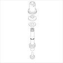 KVK Z240N/800 KF15N2用止水スピンドルセット KVK補修部品 構造部品 【純正品】