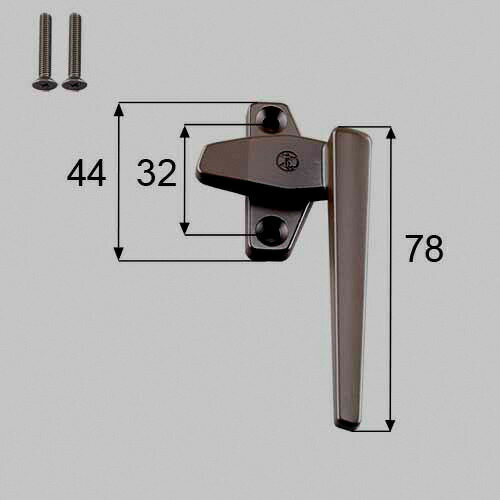  LIXIL リクシル・トステム カムラッチハンドル（右用） 窓（サッシ）部品　fnmb062 