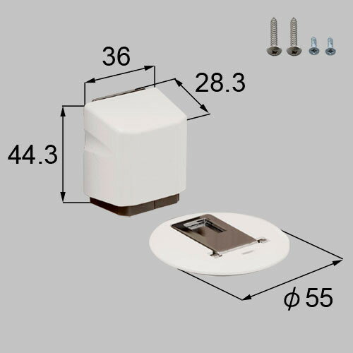 トステム mzdzsd057 ドア用ドアストッパー床取付用マグネットタイプ 室内ドア部品 LIXIL リクシル 【純正品】