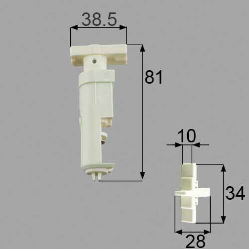 トステム netda00007 浴室中折れドア上部ヒンジ可動側セット 浴室ドア部品[DCZZ307×1 DCZZ302×1] LIXIL..