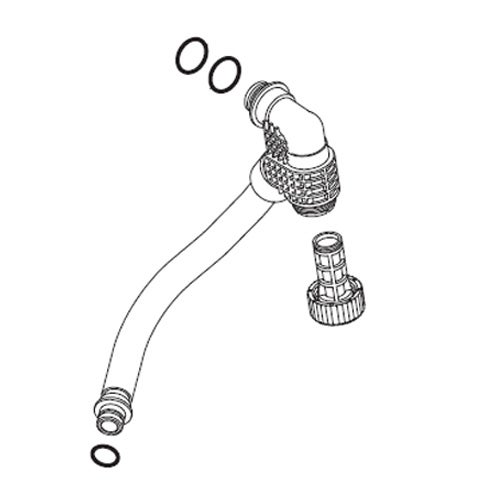 LIXIL・INAX 【322-1149-90】 ストレーナ付給水ホース(900mm) トイレ部品 [322-1149-90] 【純正品】