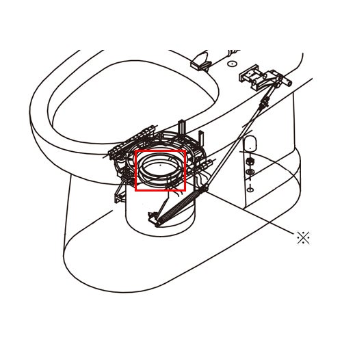 LIXIL・INAX 【A-5182】 リップゴム トイレ部品 [A-5182] 【純正品】