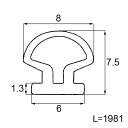 LIXIL トステム 【NETJK00061】 框戸当りパッキン（TP−2） 浴室ドア部品 UDPD693 【純正品】