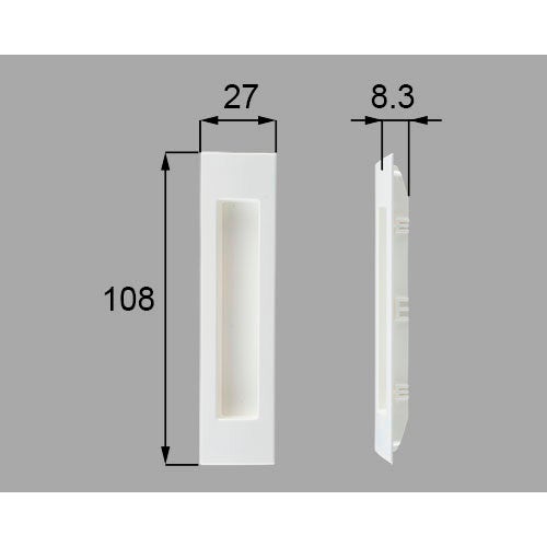 LIXIL・新日軽 【SVED14S01】 引手（室内側） 窓（サッシ）部品 [SVED14S01] 【純正品】