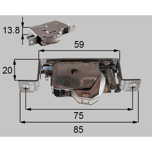 LIXIL・新日軽 【SVW192LS01】 起倒式戸車（φ24） L 窓（サッシ）部品 [SVW192LS01] 【純正品】