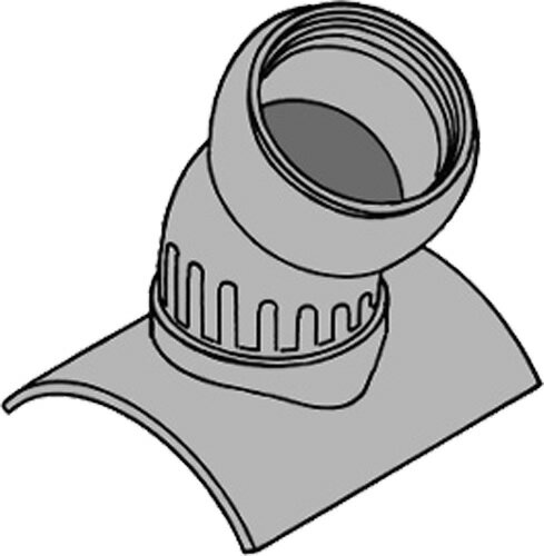 下水道関連製品 下水道継手 自在支管 塩ビ管用60度自在支管 60SVRF 60SVRF200-100 Mコード:75674 (前澤化成工業、積水、東栄管機 他) 配管部品,管材 　【純正品】