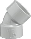 下水道関連製品 排水特殊継手 VP排水特殊継手 VP45度エルボ VP45L VP45L20 Mコード:77125 (前澤化成工業、積水、東栄管機 他) 配管部...