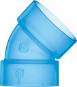 下水道関連製品 DV継手/VU継手 DV継手 透明 DV45゜エルボ 45L100透明 Mコード:77329 (前澤化成工業、積水、東栄管機 他) 配管部品,管...
