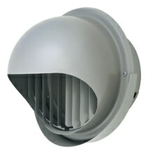 メルコエアテック 屋外フード 【AT-75MWSJ4】外壁用(ステンレス製/鋼板製) 丸形フード(ワイド水切タイプ) 縦ギャラリ・網 適用パイプ75mm