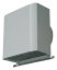 メルコエアテック 【AT-125HWSKB】外壁用(ステンレス製/鋼板製) 防音形スクエアフード(不燃・耐湿..