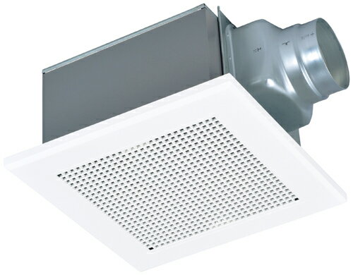 ★ 三菱 換気扇 【VD-15ZP14】換気扇 [本体]ダクト用換気扇 天井埋込形 サニタリー用 低騒音形 浴室・トイレ・洗面所（居間・事務所・店舗） 風圧式シャッター 大風量タイプ 接続パイプφ100mm 埋込寸法260mm角 VD-15ZP13の後継品 ダクト換気扇 【純正品】