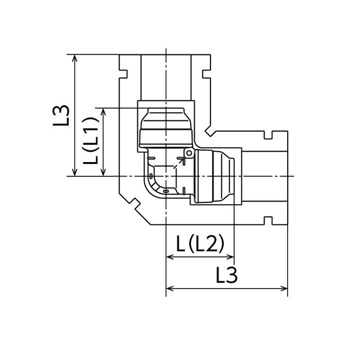 オンダ製作所 ONDA 【WPLS3-10-S】 エルボソケット・保温材セット 10A（PEX・PB） ダブルロックジョイント 架橋ポリエチレン管 接続 3