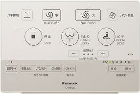 パナソニック Panasonic【CH160G181】 フラットリモコン本体（非住宅） トイレ アラウーノ CH160シリーズ 【純正品】
