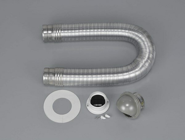 リンナイ Rinnai 【DPS-100KC】 ダンパー付排湿管セット 品名コード:22-6030 ガス衣類乾燥機 幹太くん専用部材 幹太くん