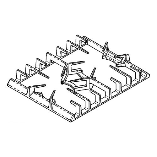 リンナイ Rinnai 010-424-000 ごとく（ごとく ゴトク 五徳） 受注 純正部品ビルトインコンロ 純正ビルトインコンロ部品 【純正品】