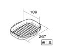 リンナイ Rinnai 076-053-000 【型番:RBO-C1V ココット容器本体(フタ除く) 純正部品ビルトインコンロ 純正ビルトインコンロ部品 【純正...