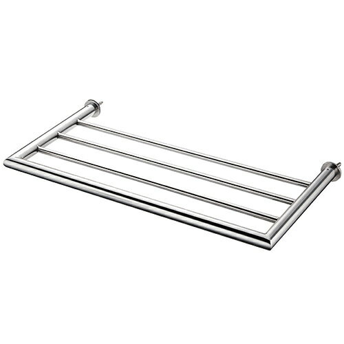 【バスタオル棚　バスルーム内用】三栄水栓[SANEI] アクセサリー W2108-400-C タオル棚　浴室内、タオ..