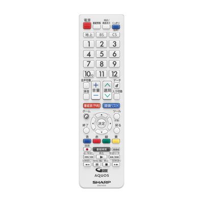 0106380568 シャープ[SHARP] シャープ　液晶テレビ用　リモコン＜ホワイト系＞（010 638 0568)おすすめポイントと注意点※0106380526の代替品（同等品）となります。対応する製品一覧2T-C19AD-W、2T-C22AD-W、2T-C24AD-W、2T-C32DE-W、2T-C24DE-W、2T-C22DE-W、2T-C19DE-W、LC-22K45-W、LC-19P5-W、LC-24P5-Wご不在時の商品配達のご連絡のため、電話番号はなるべく携帯電話の番号を入力してください。