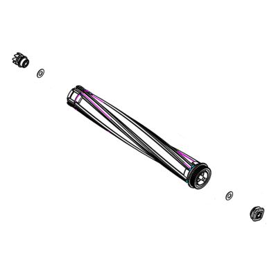 シャープ[SHARP] 【2173100353】 掃除機用 回転ブラシ （ギアホルダー・キャップホルダー付）（217 310 0353） 【純正品】