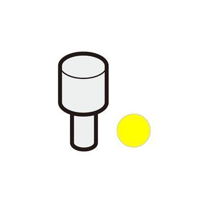 シャープ[SHARP] 【2174070045】 掃除機用 筒型フィルター（下）＜イエロー系＞（217 407 0045） 【純正品】