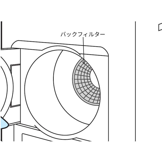 【ゆうパケット】パナソニック Panasonic 衣類乾燥機 バックフィルター ANH2258-4570 1